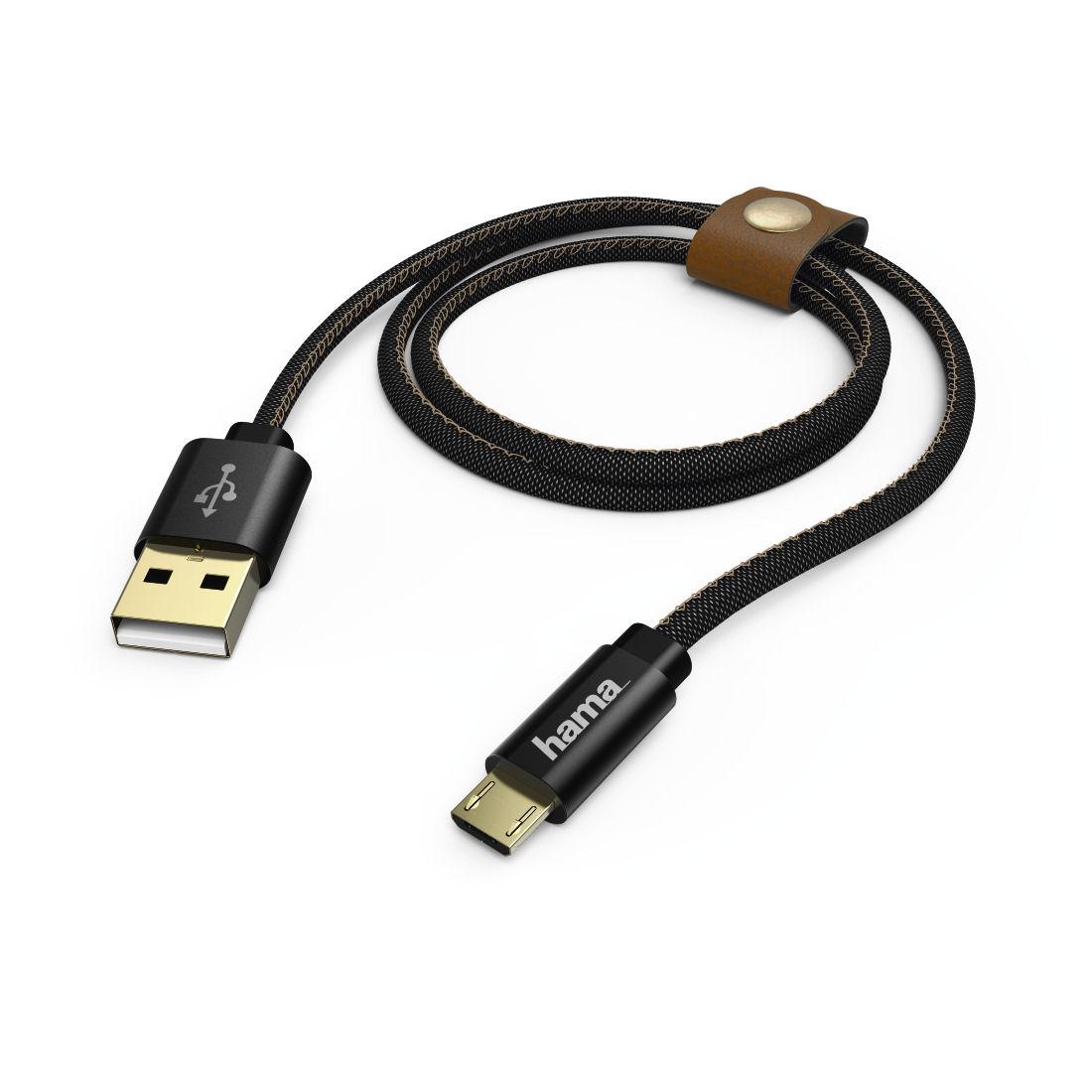Hama KABEL ŁADUJĄCY/DATA "JEANS" MICRO USB