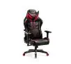Fotel Diablo Chairs X-Ray 2.0 Normal Size Gamingowy do 136kg Skóra ECO Czarno-czerwony