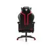 Fotel Diablo Chairs X-Ray 2.0 Normal Size Gamingowy do 136kg Skóra ECO Czarno-czerwony