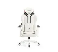 Diablo Chairs X-Ray 2.0 Normal Size Gamingowy do 136kg Skóra ECO Biało-czarny