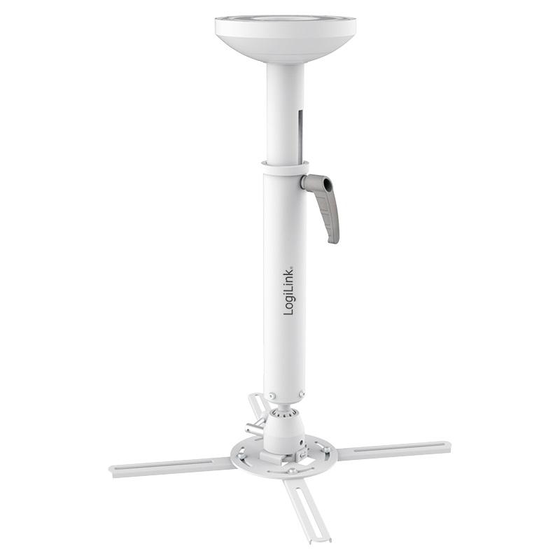 Uchwyt sufitowy LogiLink BP0055 520-600 mm (biały)