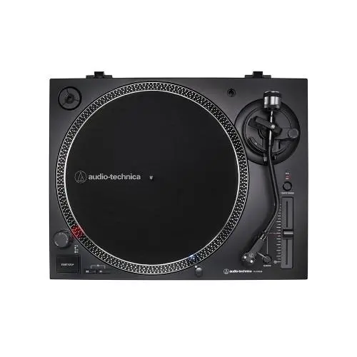 Gramofon Audio-Technica AT-LP120X Manualny Napęd bezpośredni Przedwzmacniacz Czarny