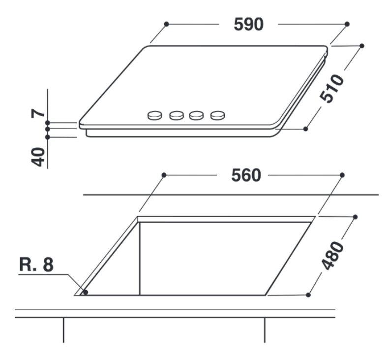 Płyta gazowa Whirlpool AKW 6422/IXL 59cm