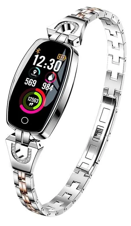 Zegarek sportowy Garett Women Sara 46mm Srebrny