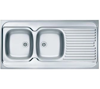 Zlewozmywak Alveus Classic 100 1008990 (len) komora z lewej strony