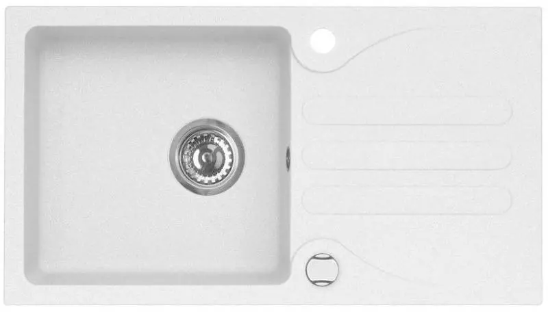 Zlewozmywak Alveus Galapagos 1513011 Granitowy Biały