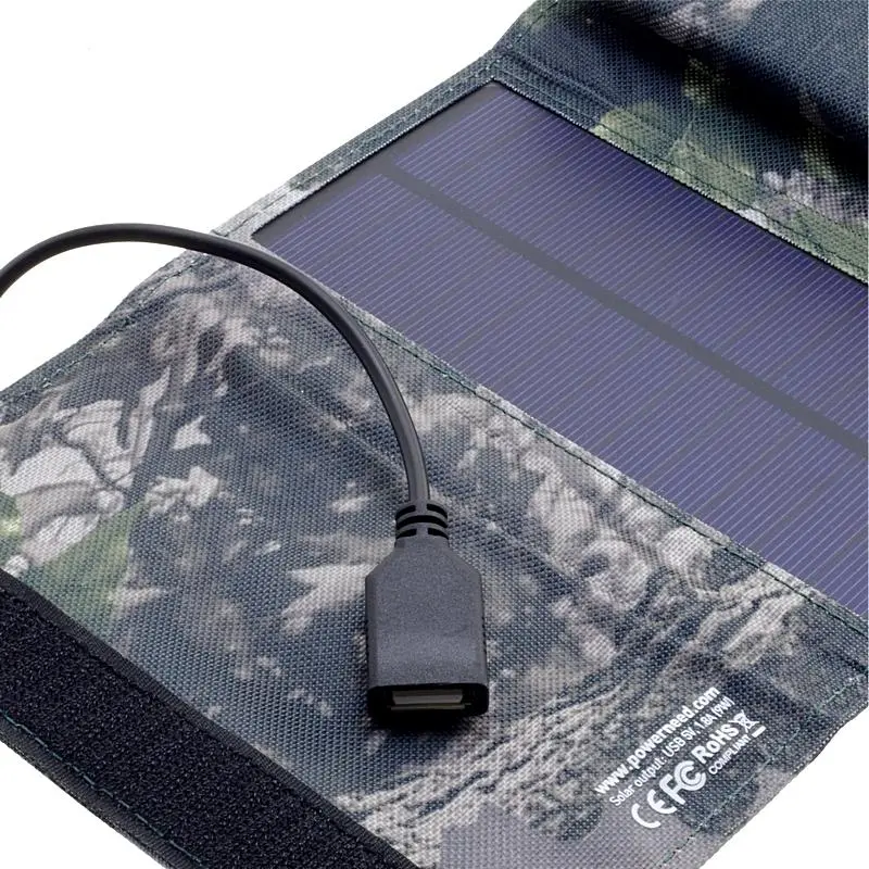 Ładowarka solarna PowerNeed ES-6 wodoodporny 9W