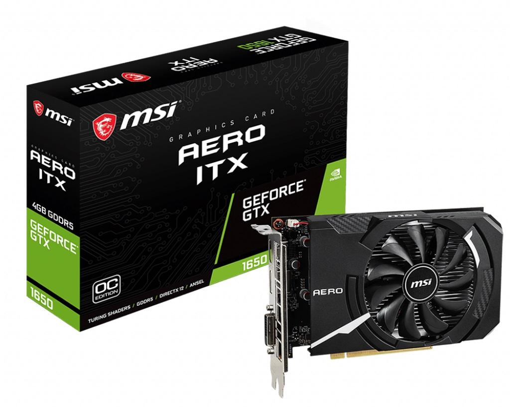 MSI GeForce GTX 1650 4GB AERO ITX OC