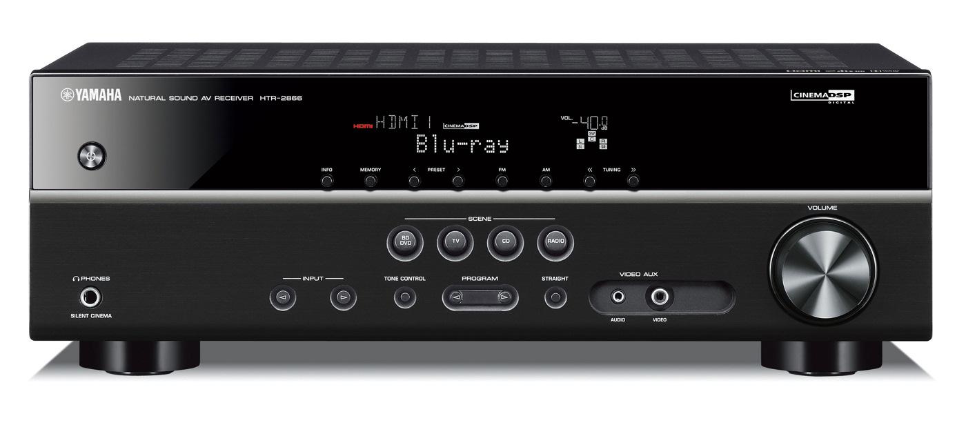 Zestaw kina Yamaha HTR-2866B, Prism Audio Onyx 100 (orzech)
