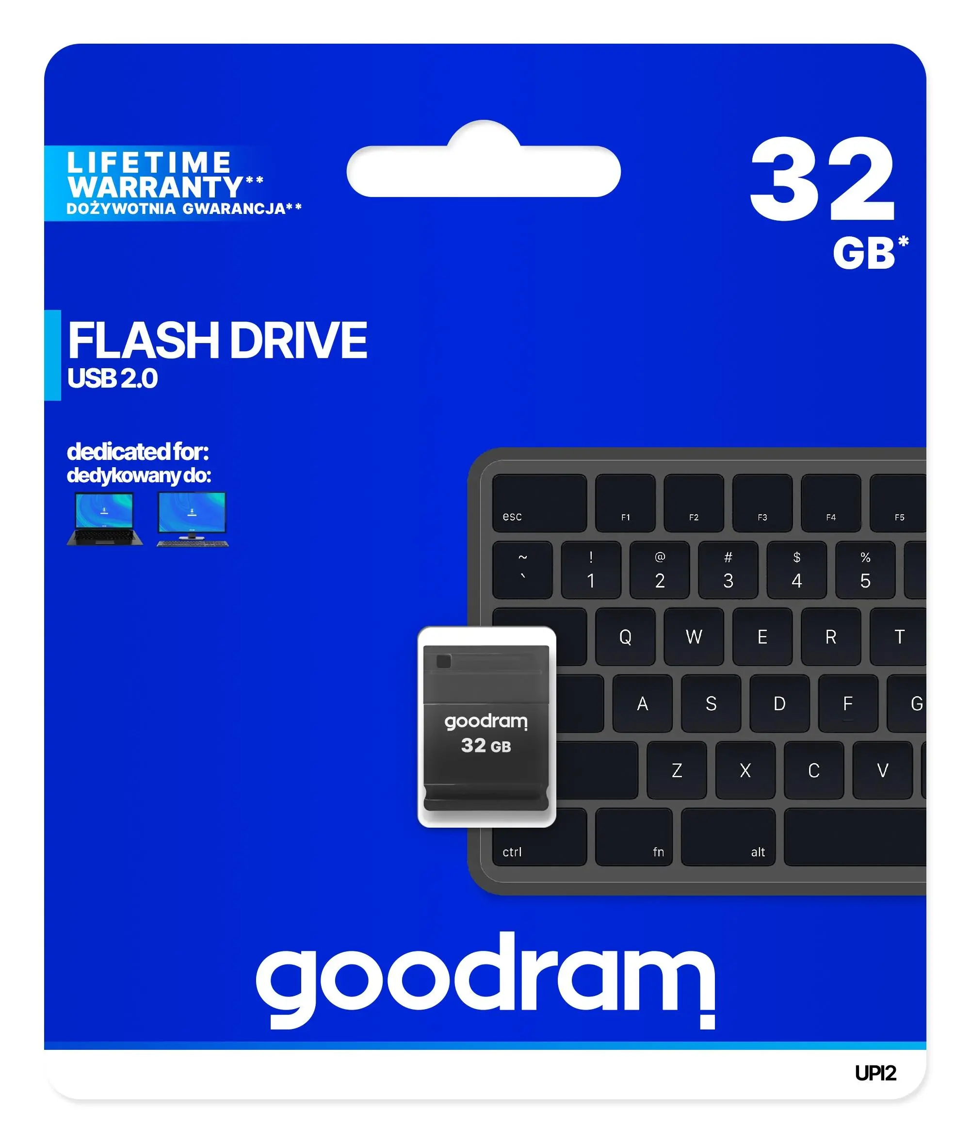 PenDrive GoodRam UPI2 32GB USB2.0  Czarny