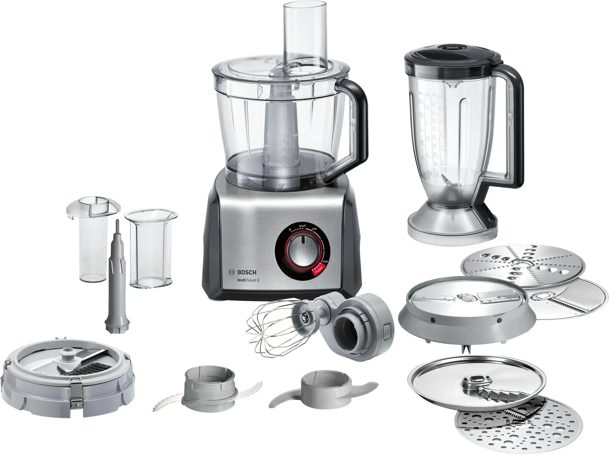 Bosch MultiTalent 8 MC812M865 1250W Przystawka do krojenia w kostkę Blender kielichowy