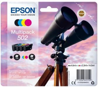Tusz Epson 502 Multipack C13T02V64010 Cmyk 14,5 ml