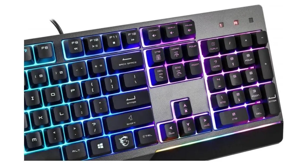 Klawiatura membranowa MSI Vigor GK30 Czarny