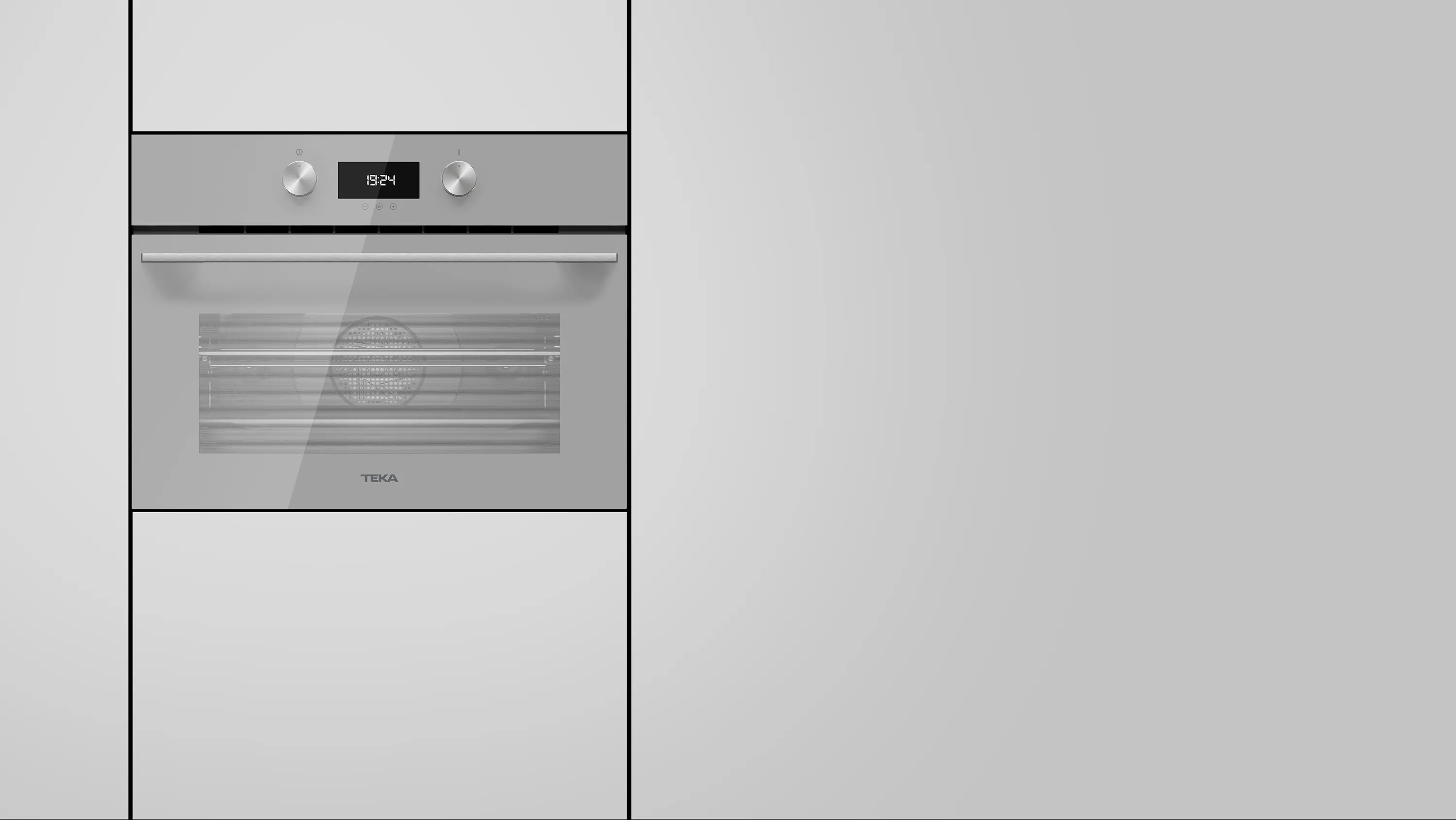Piekarnik elektryczny Teka Maestro HLC 8400 SM Termoobieg Jasny szary
