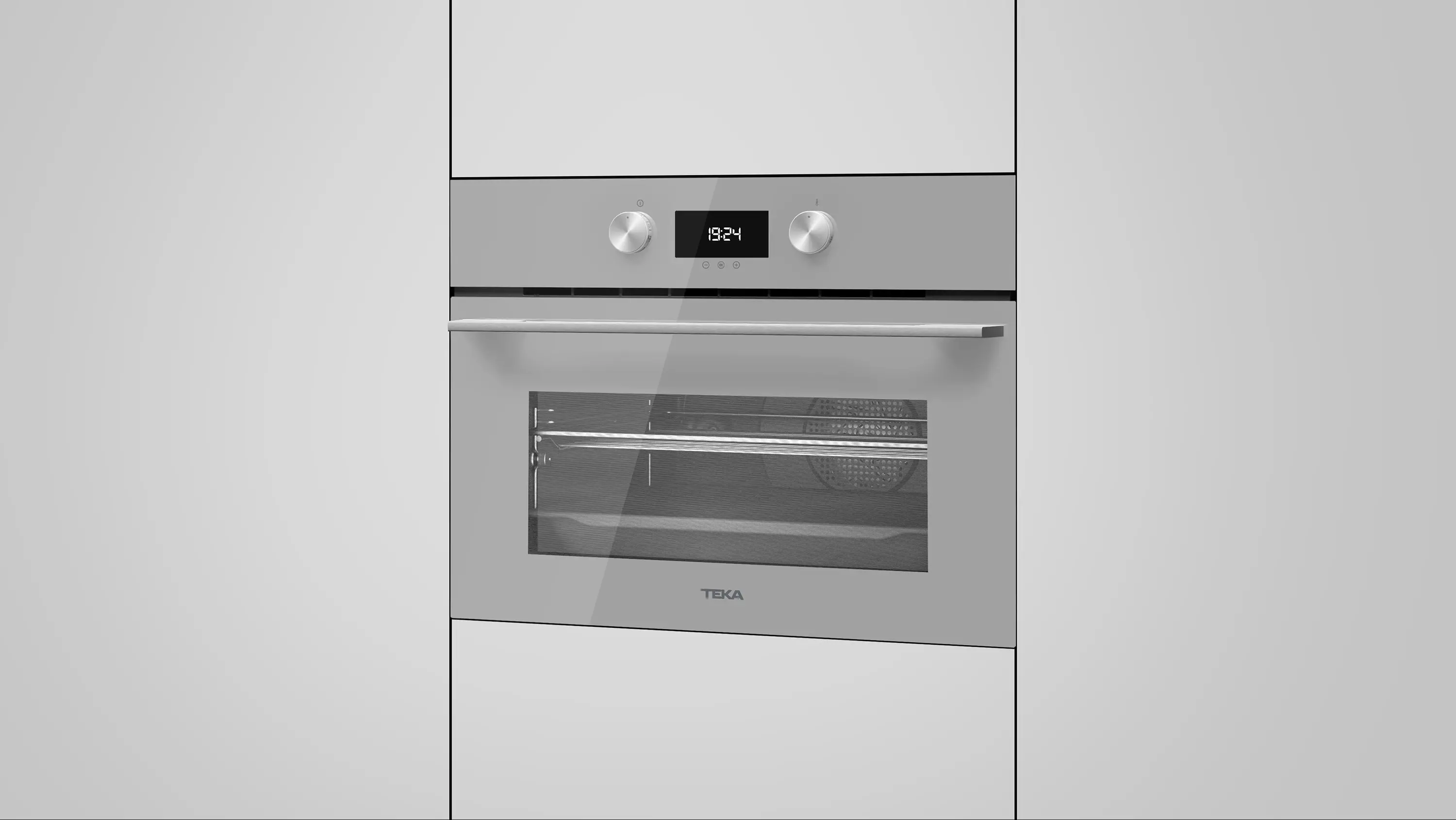 Piekarnik elektryczny Teka Maestro HLC 8400 SM Termoobieg Jasny szary