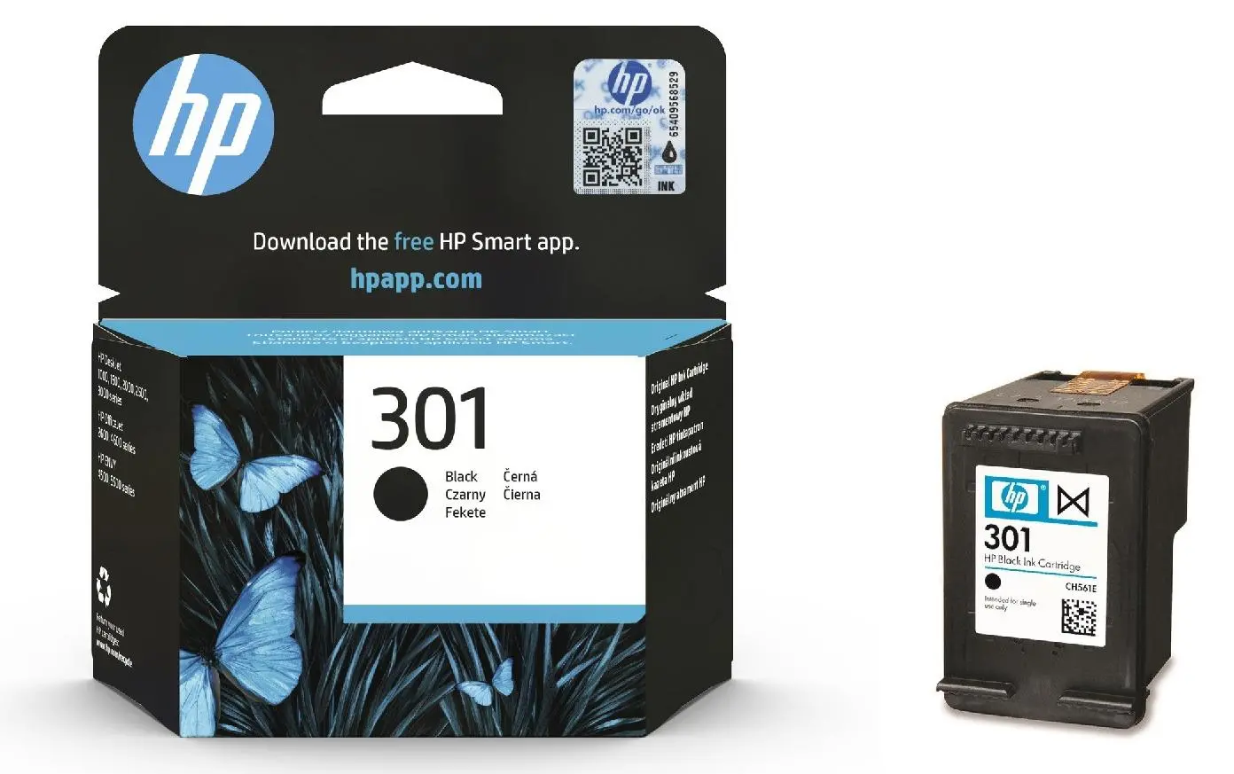 Tusz HP CH561EE nr 301 Czarny 3 ml