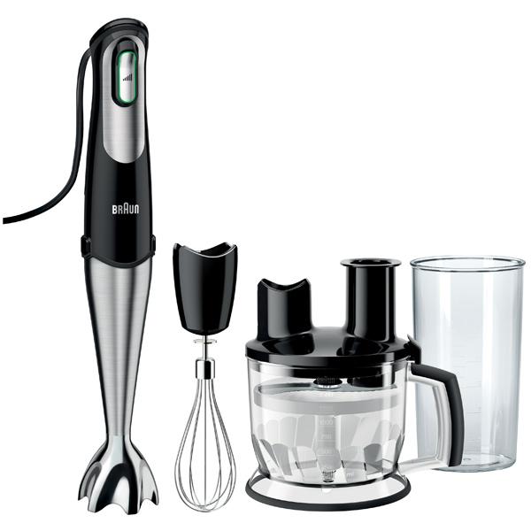 Blender Braun MQ775 Patisserie - malakser - mini rozdrabniacz -  końcówka do ubijania