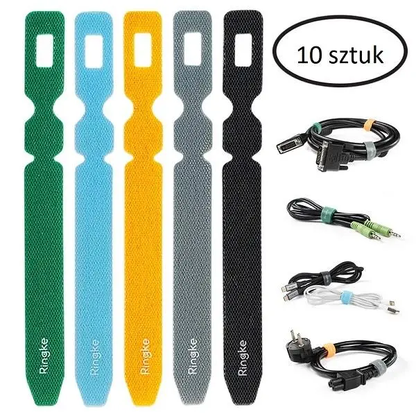 Organizer kabli Ringke ACMT0001 Velcro 10szt.