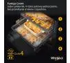 Piekarnik elektryczny parowy Whirlpool W9 OP2 4S2 H Termoobieg Zdalne sterowanie Srebrno-czarny