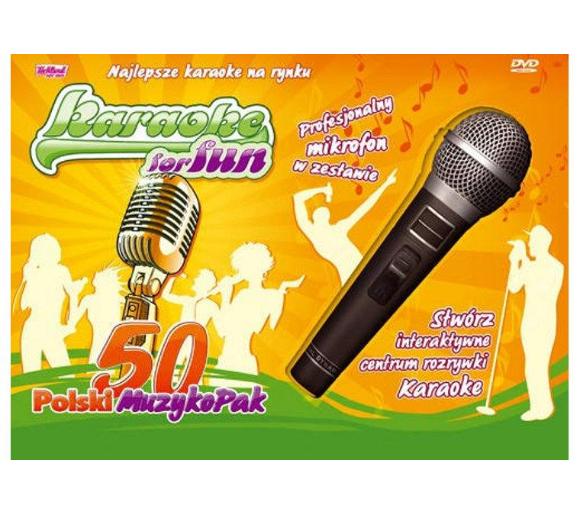 oprogramowanie Techland Karaoke For Fun MuzykoPak 50 + mikrofon
