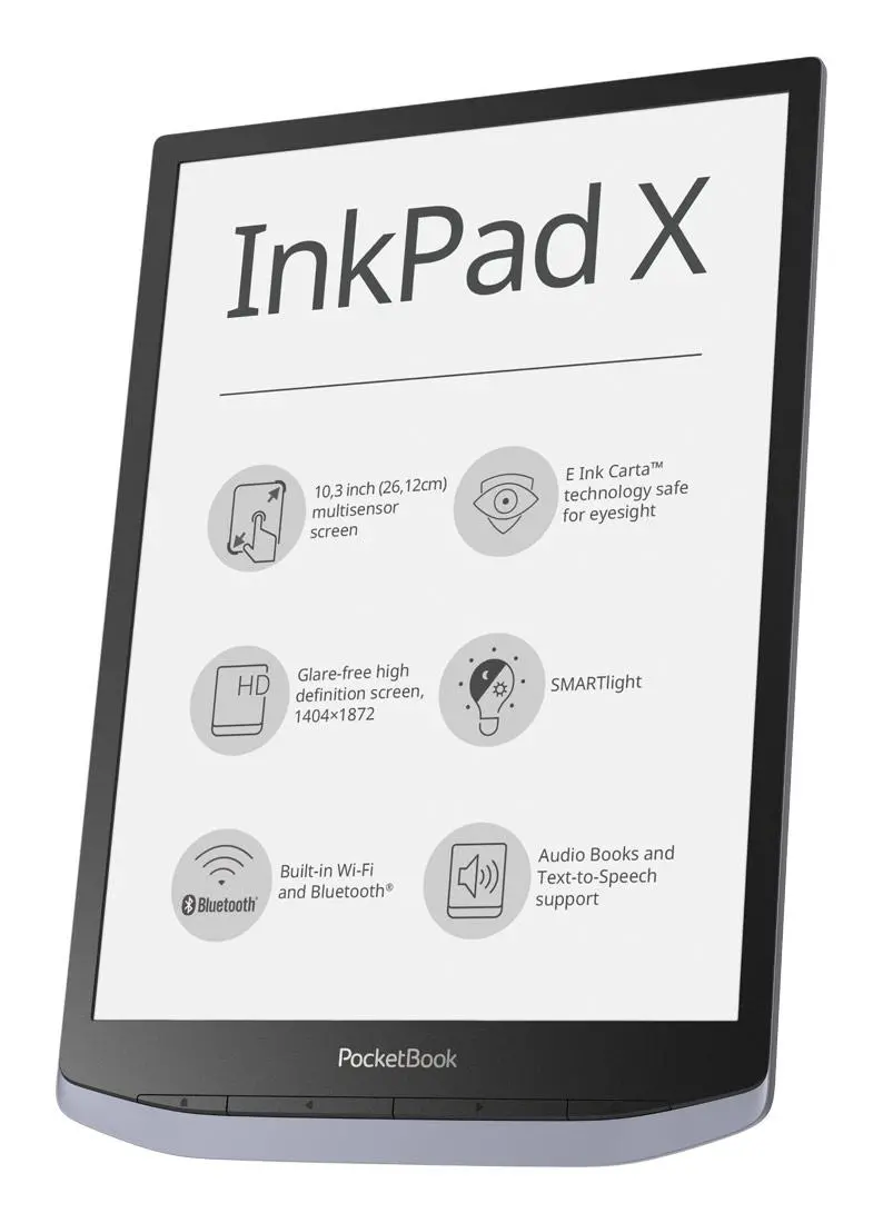 Czytnik E-booków Pocketbook InkPad X 10,3" 32GB WiFi Szary