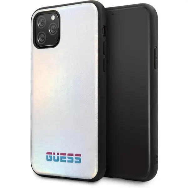 Etui Guess GUHCN65BLD do iPhone 11 Pro Max Srebrny