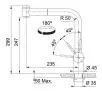 Bateria Franke Atlas Pull-Out Spray Stal Szlachetna Stal szlachetna