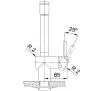 Bateria Franke Atlas Pull-Out Spray Stal Szlachetna Stal szlachetna