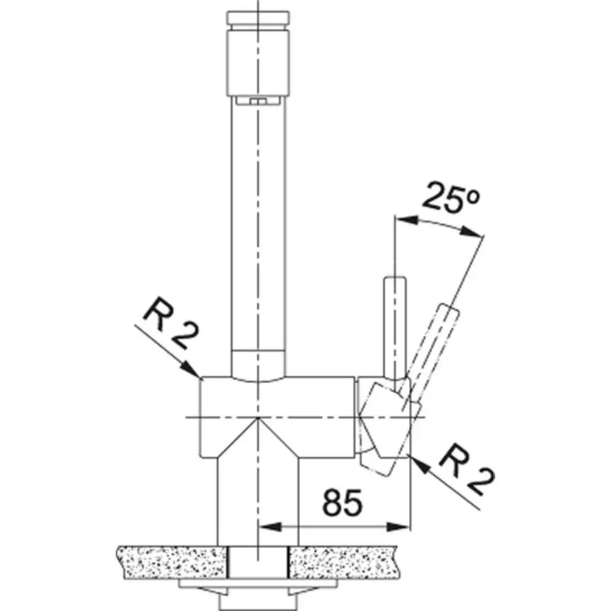 Bateria Franke Atlas Pull-Out Spray Stal Szlachetna Stal szlachetna