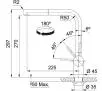 Bateria Franke Atlas Pull-Out Stal szlachetna Stal szlachetna