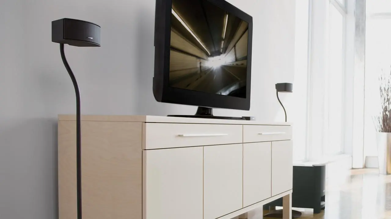 Stojak Bose Uniwersalne stojaki podłogowe UFS-20 series II Czarny
