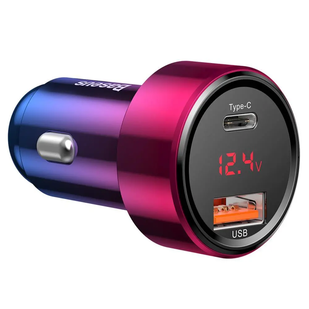 Ładowarka samochodowa Baseus Magic PPS QC 3,0 USB PD 45W Czerwony