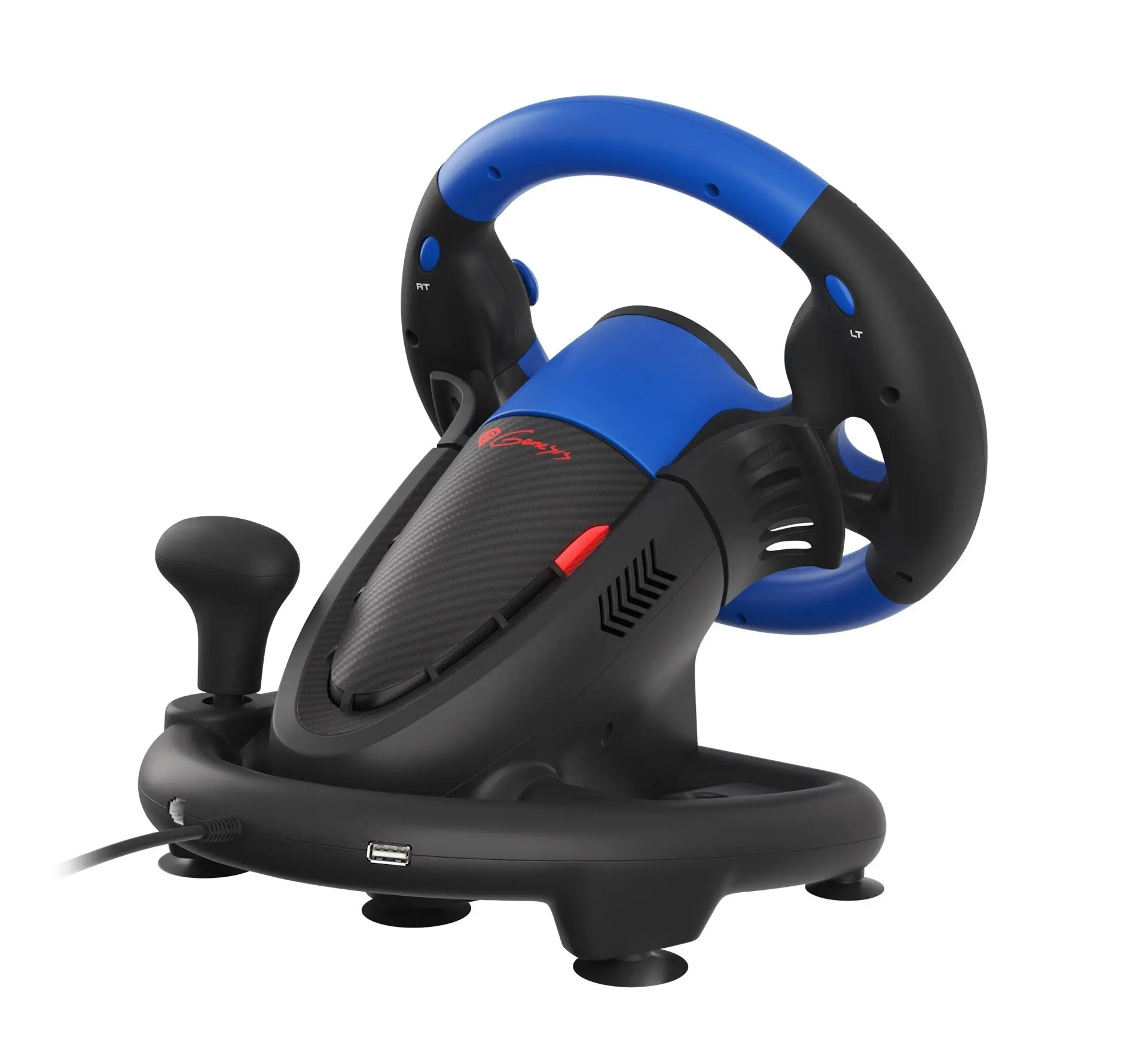 Kierownica Genesis Seaborg 350 z pedałami do PS4, PS3, Xbox One, Xbox 360, PC, Nintendo Switch
