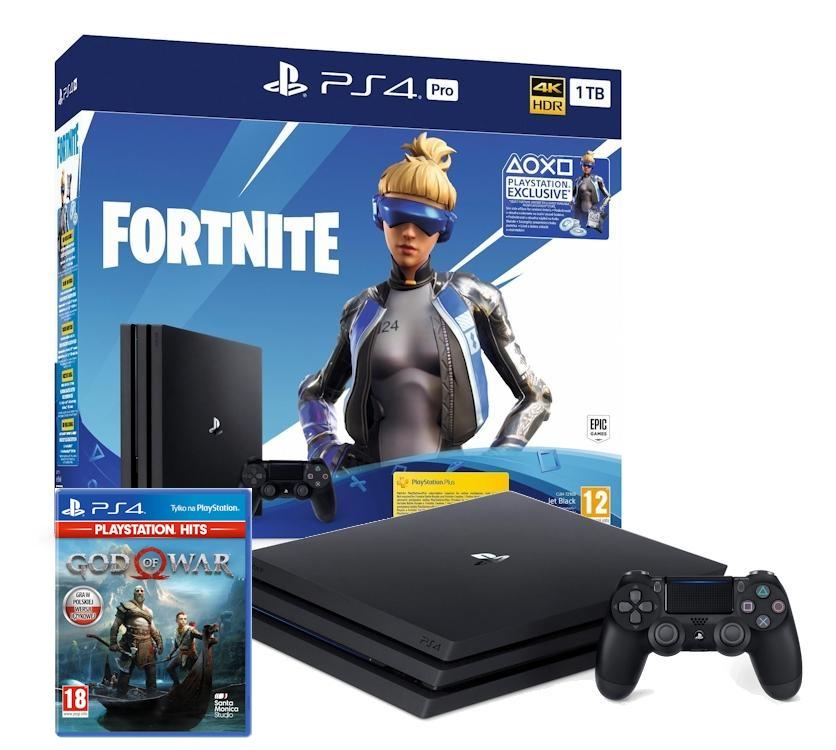 Konsola  Pro Sony PlayStation 4 Pro 1TB Fortnite Neo Versa Bundle + God of War