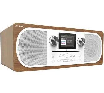 Wieża PURE Evoke C-F6 20W Wi-Fi Bluetooth Radio FM, DAB+, Internetowe Orzech