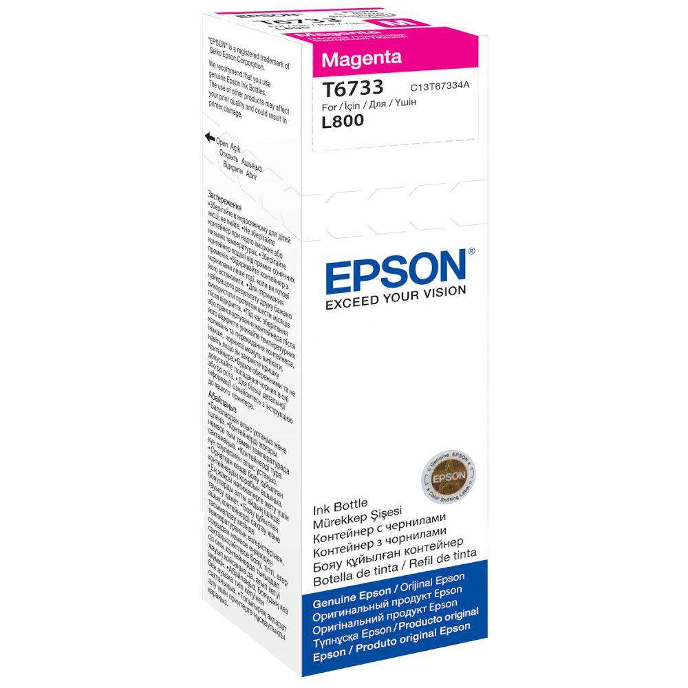 Tusz Epson EcoTank 673 Magenta C13T67334A