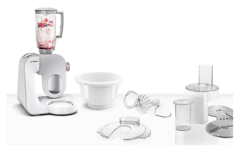 Robot kuchenny Bosch MUM58234 Z dwiema misami Blenderem kielichowym Silnik 1000W