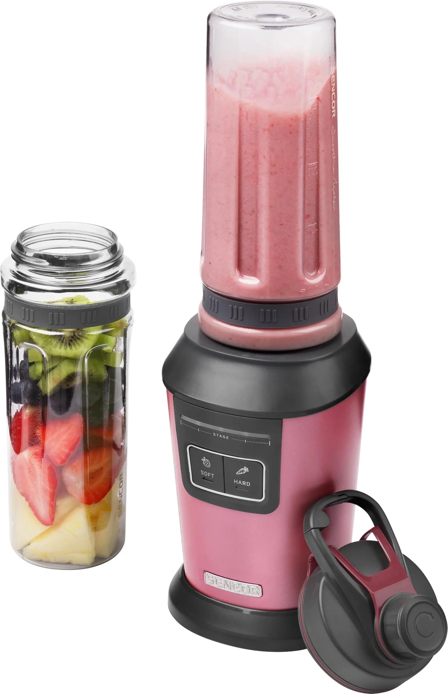 Blender kielichowy Sencor SBL 7174RD 0,6l 2 butelki