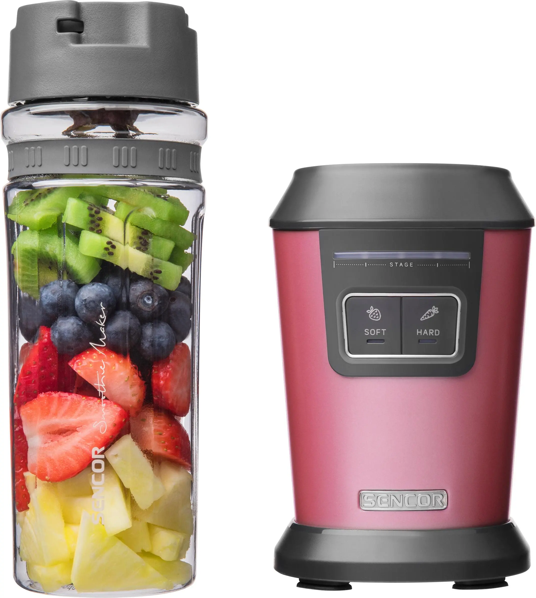 Blender kielichowy Sencor SBL 7174RD 0,6l 2 butelki