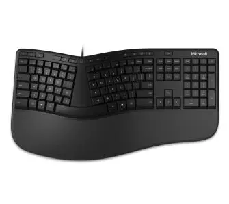 Klawiatura membranowa Microsoft Ergonomic Czarny