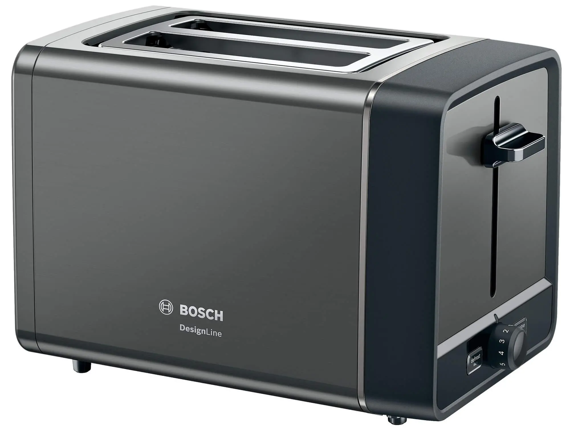 Toster Bosch TAT5P425 Ruszt do bułek Rozmrażanie 970W