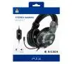 Słuchawki przewodowe z mikrofonem BigBen PS4 Gaming Headset V3 Nauszne Zielony