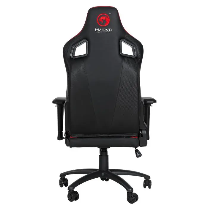 Fotel Marvo CH-118 Gamingowy do 150kg Skóra ECO Czerwony