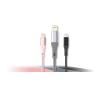 Kabel Silicon Power Boost Link Nylon LK30AL (różowy)