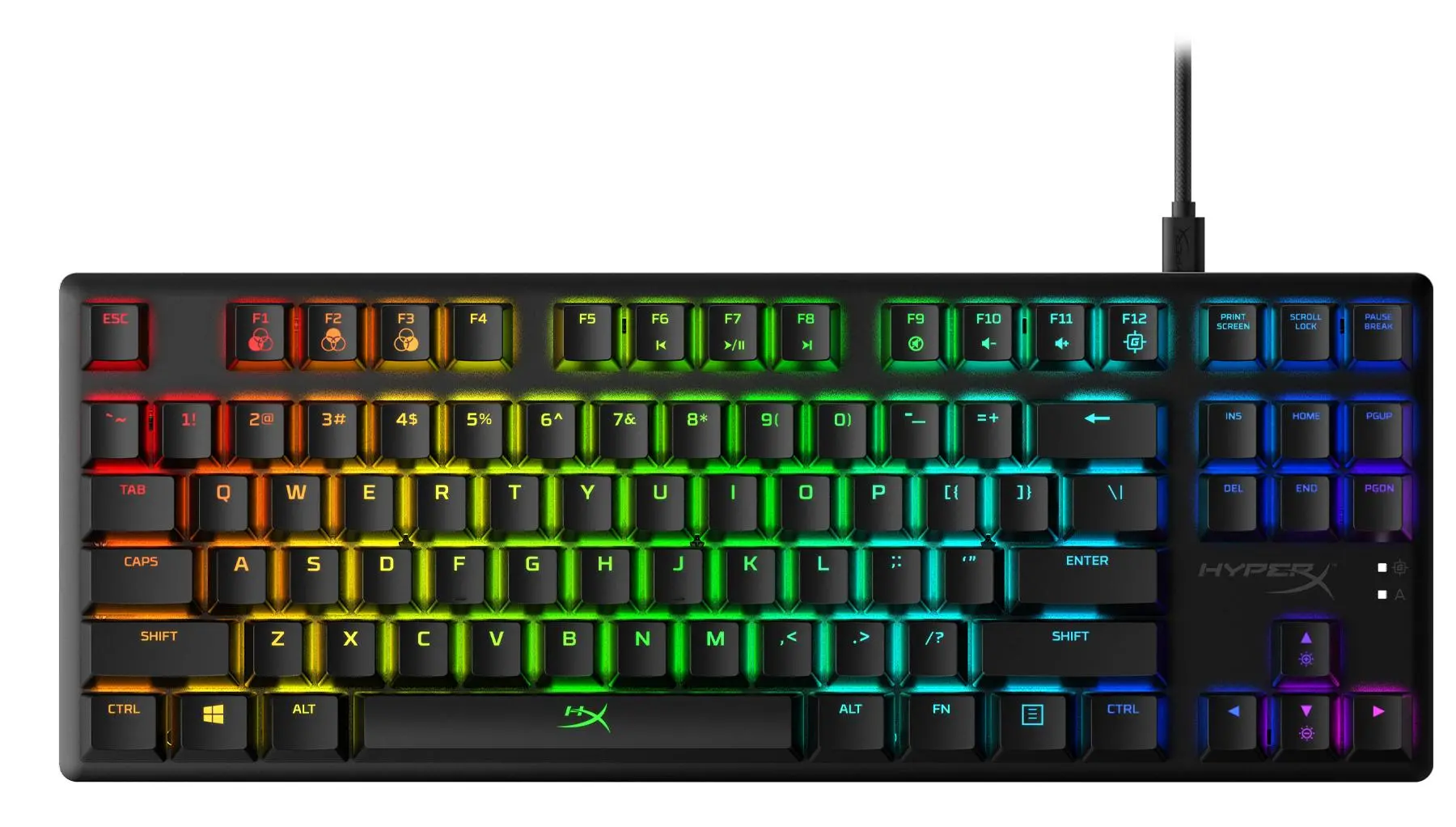 Klawiatura mechaniczna HyperX Alloy Origins Core Aqua Czarny