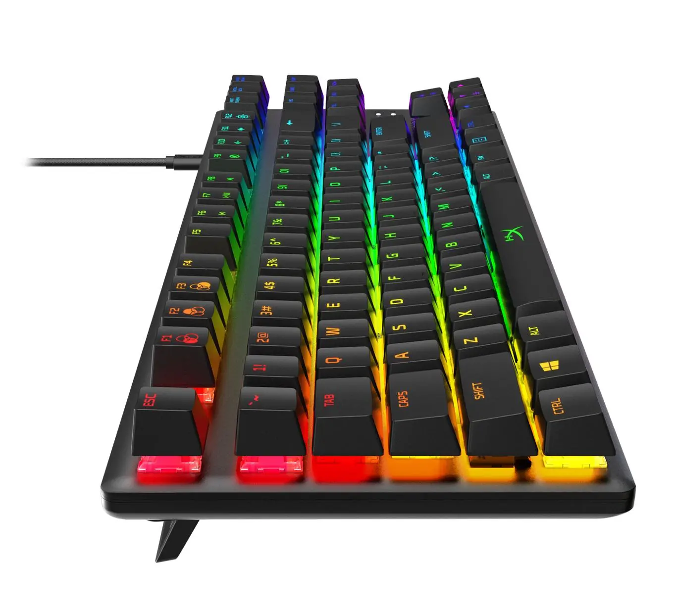 Klawiatura mechaniczna HyperX Alloy Origins Core Aqua Czarny