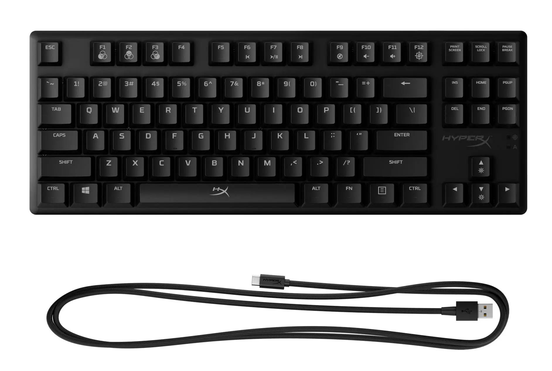 Klawiatura mechaniczna HyperX Alloy Origins Core Aqua Czarny