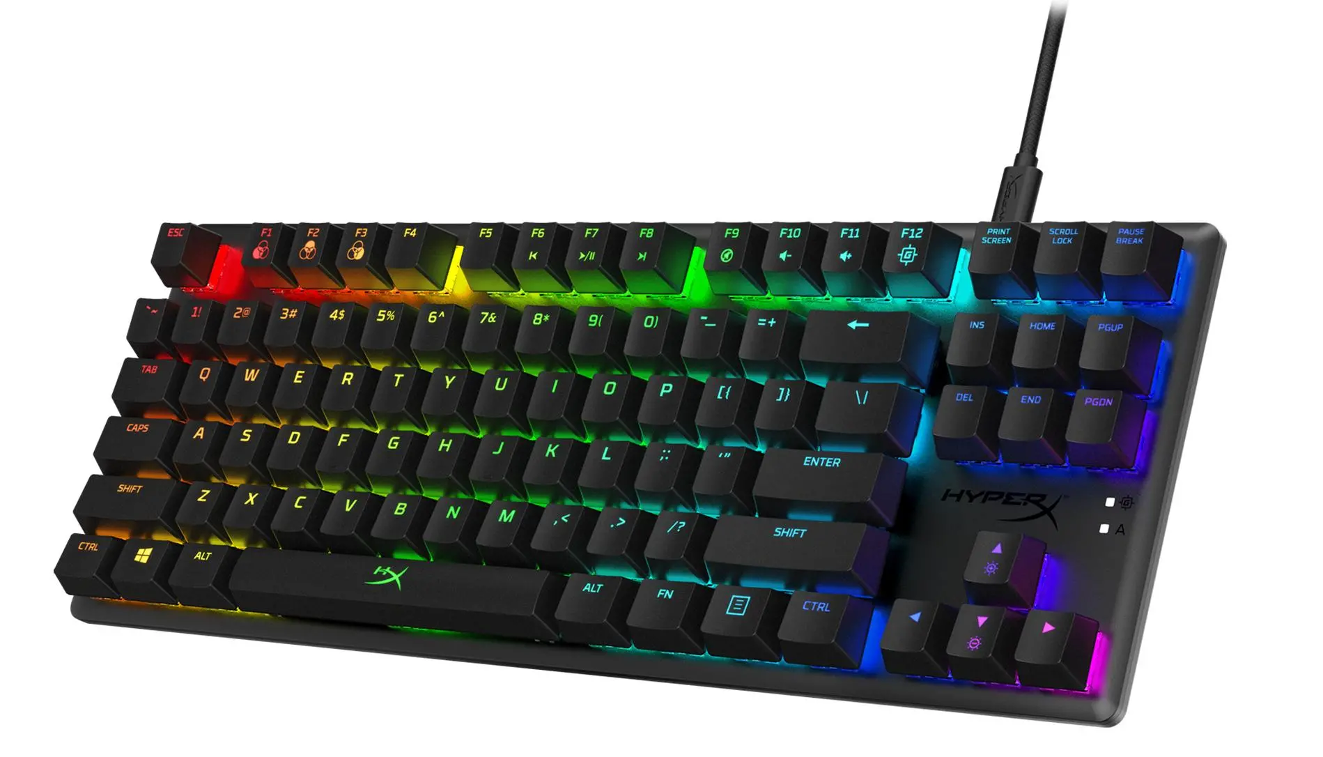 Klawiatura mechaniczna HyperX Alloy Origins Core Aqua Czarny
