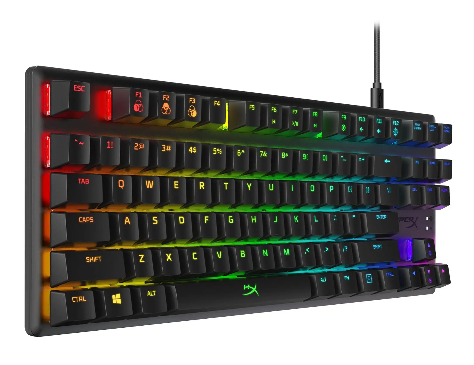 Klawiatura mechaniczna HyperX Alloy Origins Core Aqua Czarny