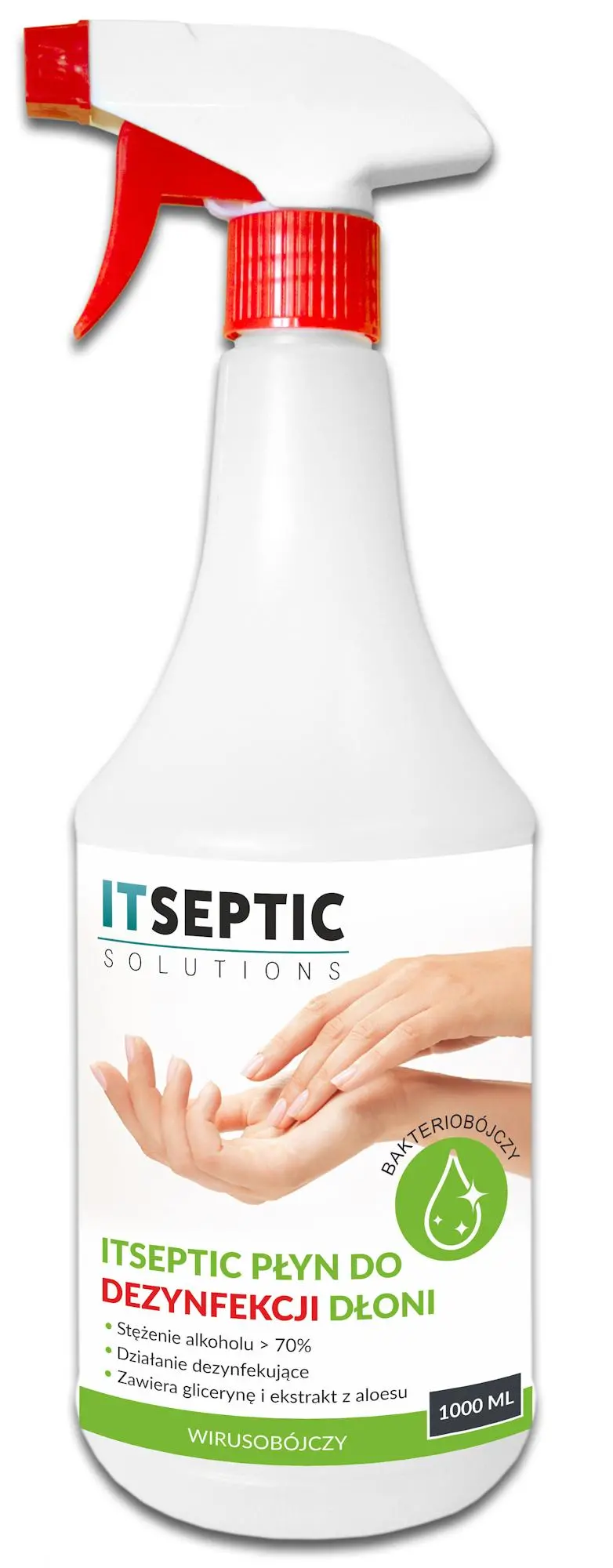Spray ITSEPTIC płyn do dezynfekcji dłoni 1000 ml